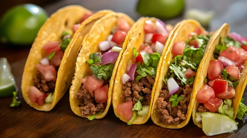 Mexican Style Beef Tacos with Fresh Ingredients