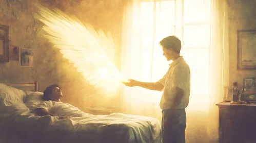 Winged Angel and Healing Light