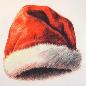 Christmas Holiday Hat Art