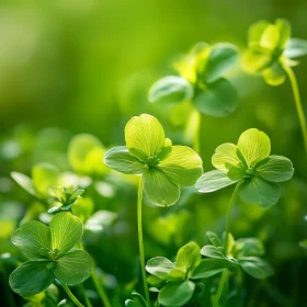 Gentle Sunlight on Clover