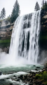 Captivating Waterfall Photography: Misty Gothic Atmosphere