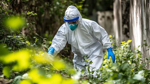 Safety Suit in Nature