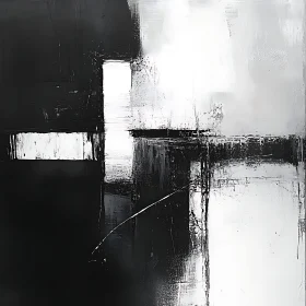 Geometric Contrast in Abstract Art
