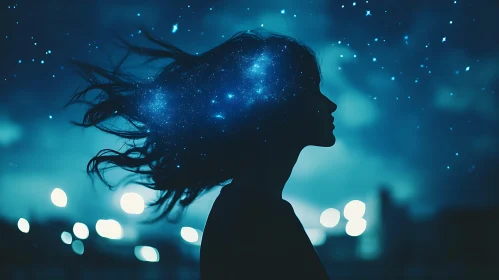 Starry Night Woman Profile