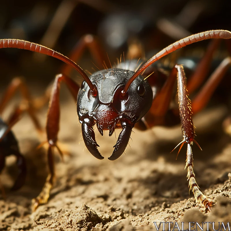 AI ART Detailed Close-Up of an Ant