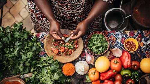 Culinary Art of Fresh Salad Making