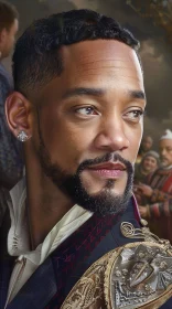 Will Smith in Detailed Costume Portrait