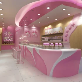 Sweet Pink Confectionary Interior Design