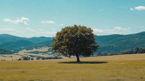Lone Tree in a Field