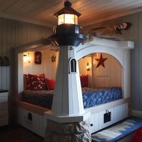 Lighthouse Bed: A Nautical Dream Bedroom