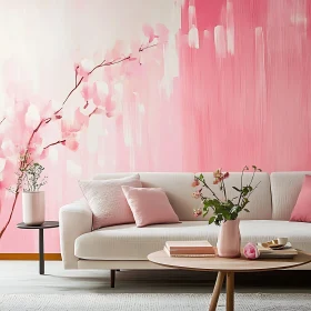 Chic Living Room Decor in Pastel Hues