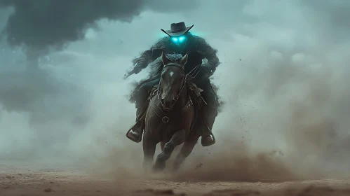 Ethereal Cowboy Horseback Ride