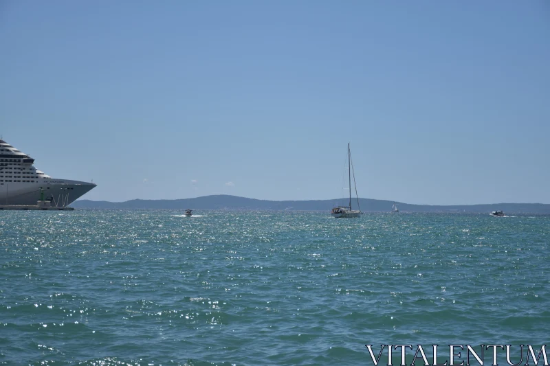 Peaceful Maritime Scene Free Stock Photo