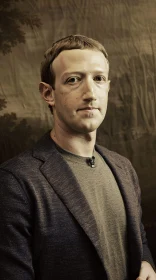 Mark Zuckerberg Professional Portrait