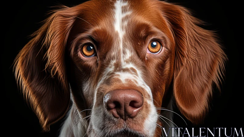 Captivating Detailed Canine Portrait AI Image