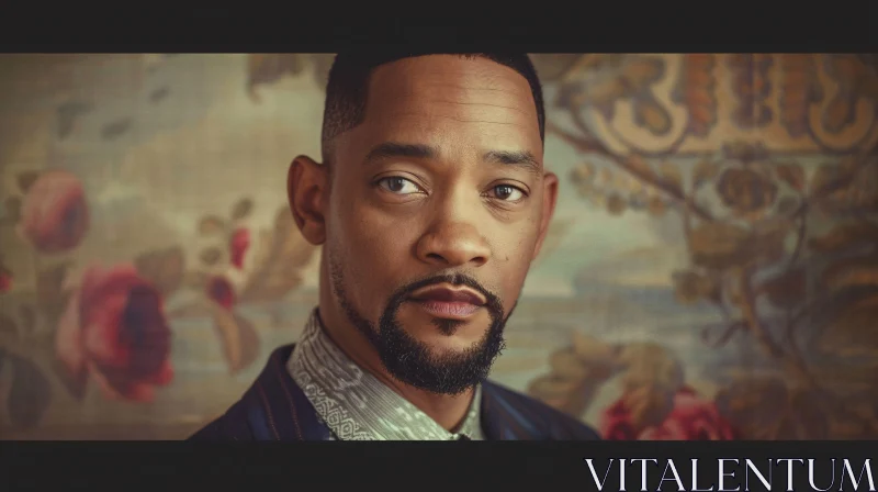 Refined Portrait of Will Smith AI Image