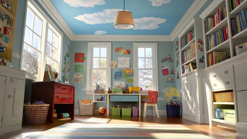 Children's Playroom with Creative Decor