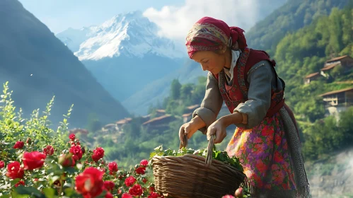 Rose Harvest in the Mountains