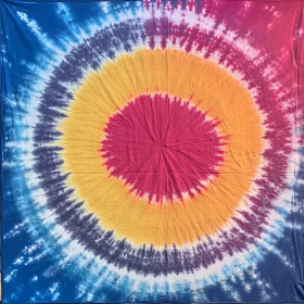 Concentric Tie-Dye Art