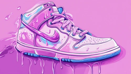 Melting Pink Sneakers