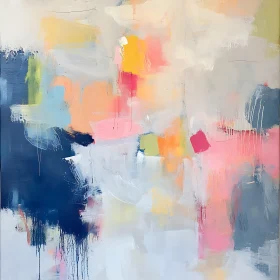 Vivid Abstract Canvas Art