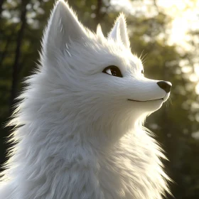 Serene Fox in Sunlight