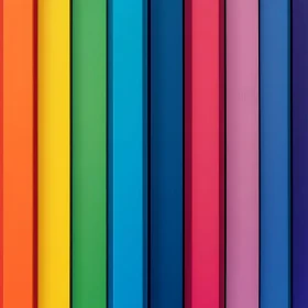 Colorful Spectrum of Vertical Bars