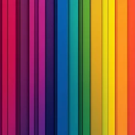 Rainbow Spectrum of Colors