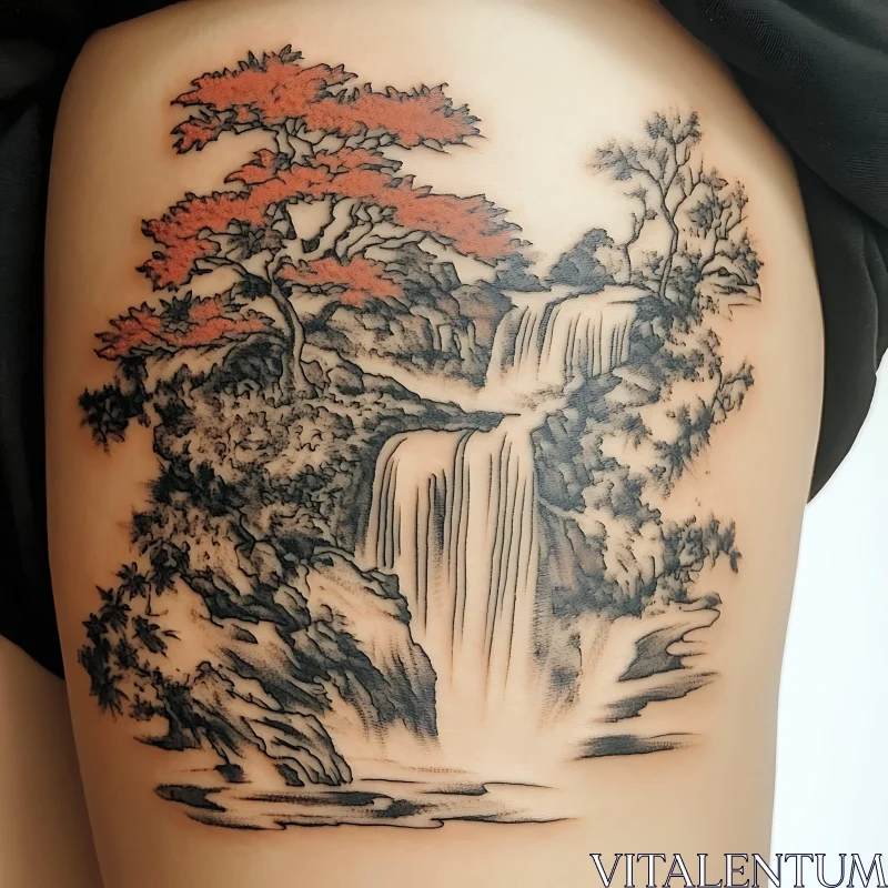 Nature Inspired Tattoo Art AI Image