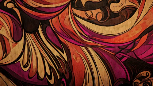 Swirling Patterns in Abstract Art