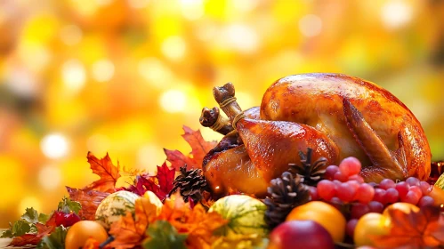 Roasted Turkey with Autumnal Harvest