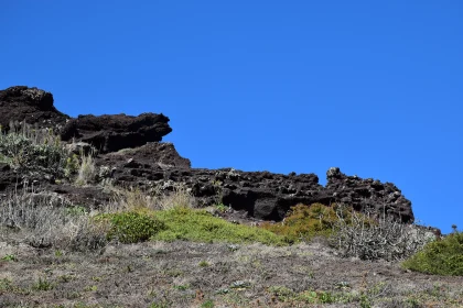 Geological Landscape with Eroded Cliffs