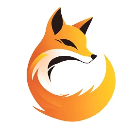 Modern Fox Animal Icon
