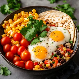 Tasty Morning Meal with Fresh Ingredients