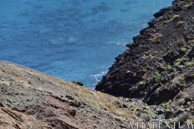 PHOTO Coastal Beauty with Rocky Terrain