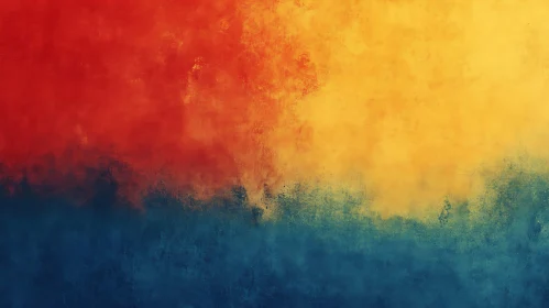 Vibrant Gradient Abstract Painting