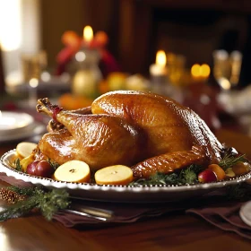 Golden Brown Roasted Turkey