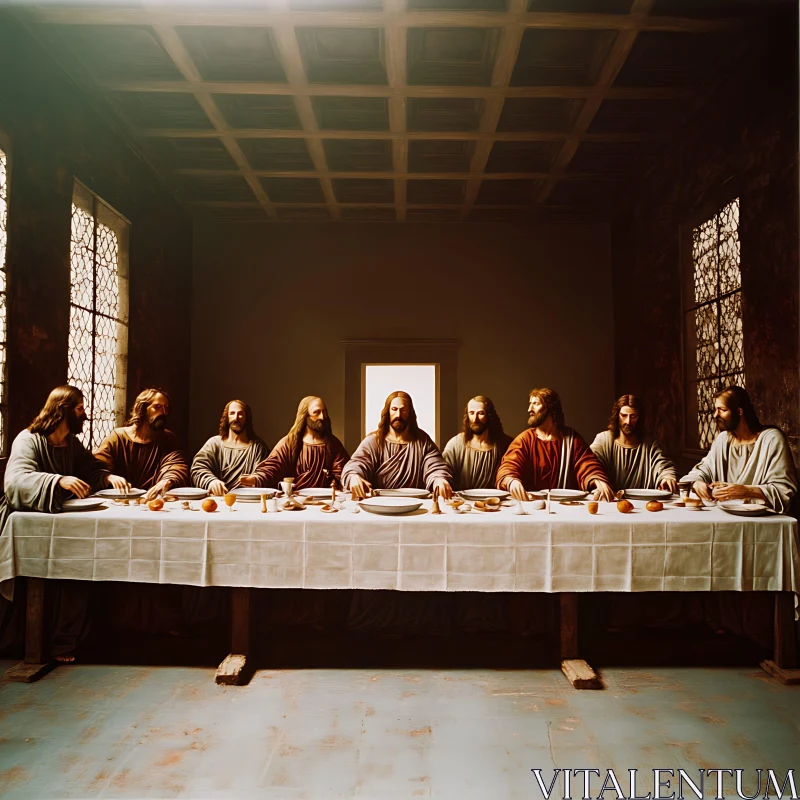 AI ART Iconic Scene: The Last Supper