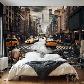Urban Bedroom with City View