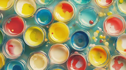 Colorful Liquid Abstraction