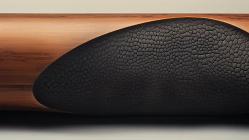 Abstract Wooden Speaker - Organic Textured Design