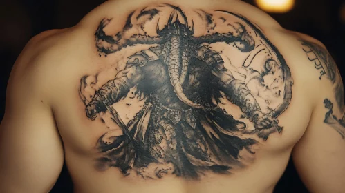 Back Tattoo: The Warrior's Ink Saga