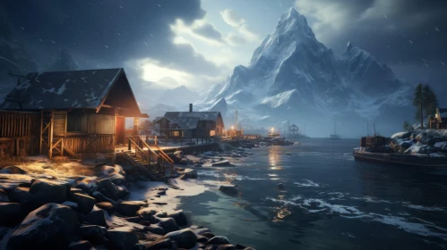 Winter Seascape in Unreal Engine: Romanticized Norwegian Nature