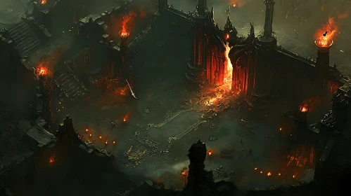 City Ablaze: A Vision of Destruction