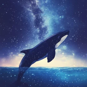 Whale Under the Stars