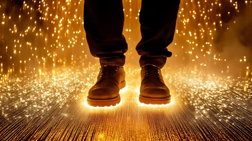 Boots in a Shower of Sparks