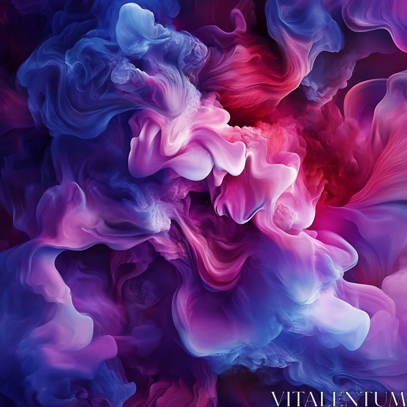 AI ART Ethereal Swirls of Colorful Abstract Art