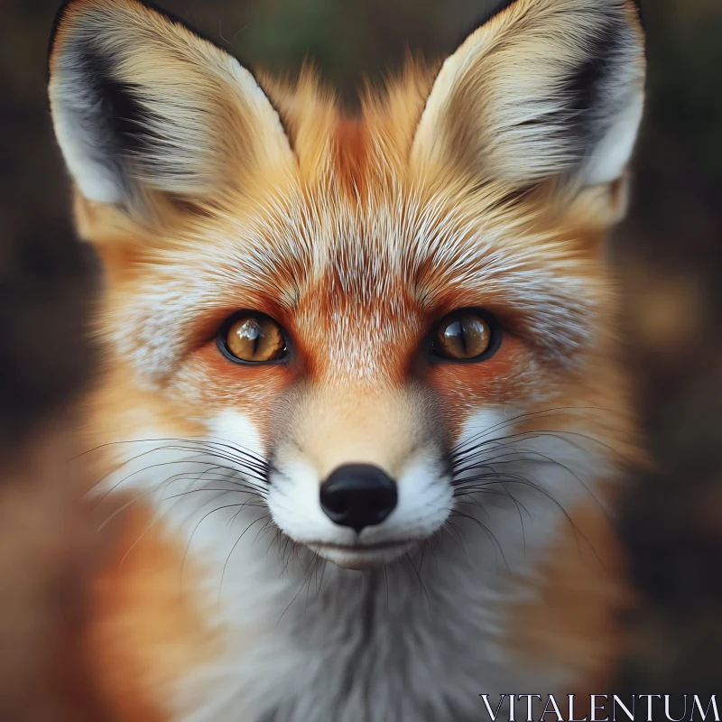 Charming Fox Face: An Animal Portrait