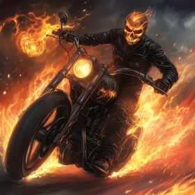 Inferno Ride: Skull on Wheels
