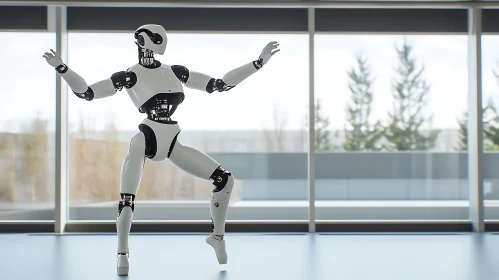 Android Ballerina in White